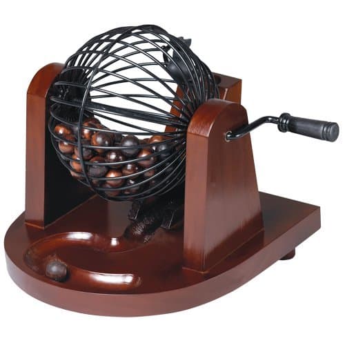 XC5867WD93ABL Artisan Deluxe Wooden Bingo Set