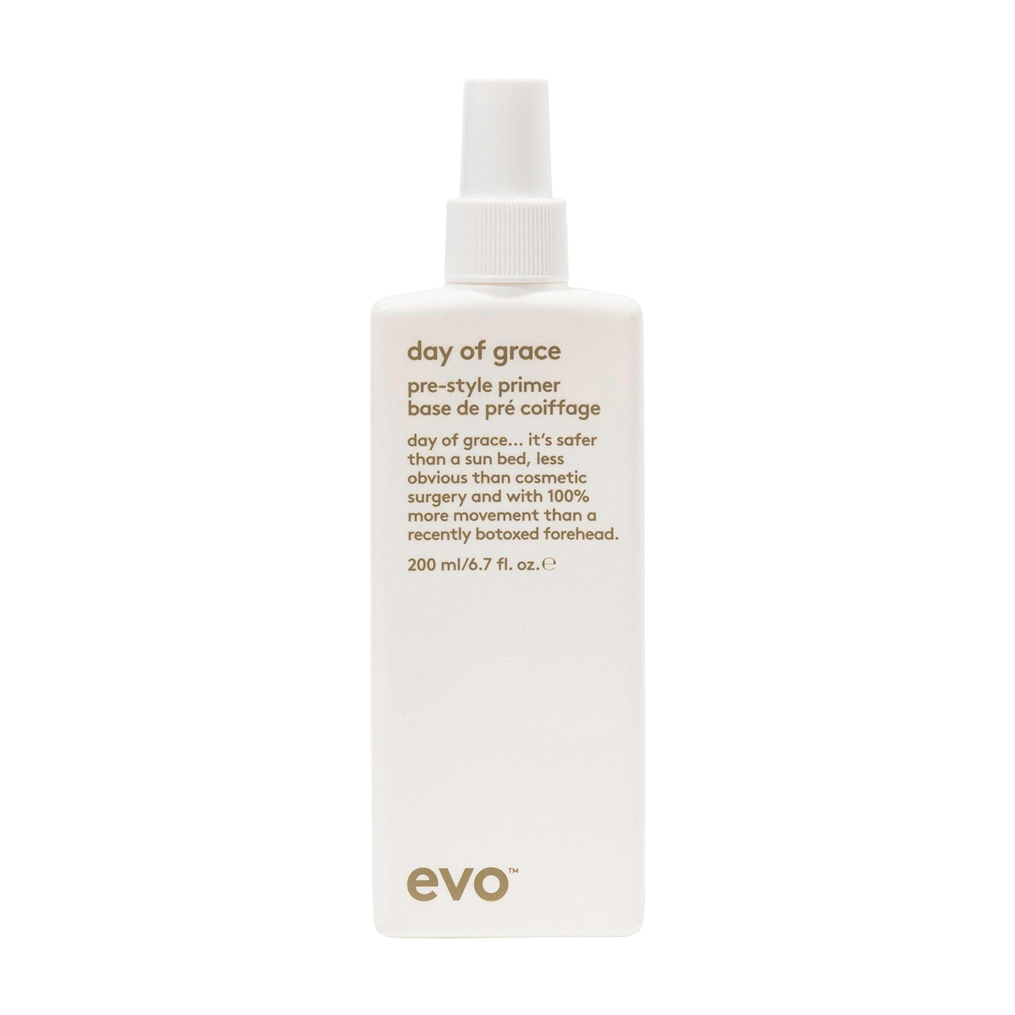 Day of Grace Pre-Style Primer - Leave-in Heat Protectant Spray - Moisturizes, Detangles & Smooths Hair