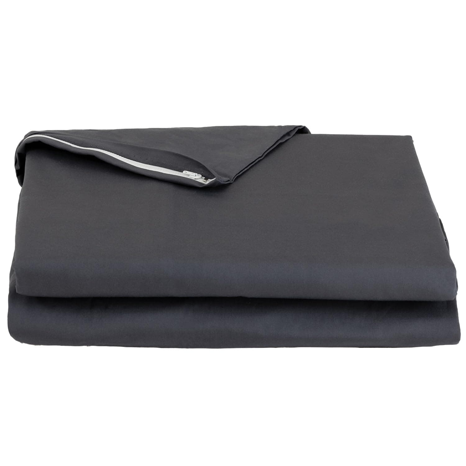 100% Cotton Cover for Traditional Japanese Floor Futon Mattress, Twin XL, Dark Gray. Made in Japan