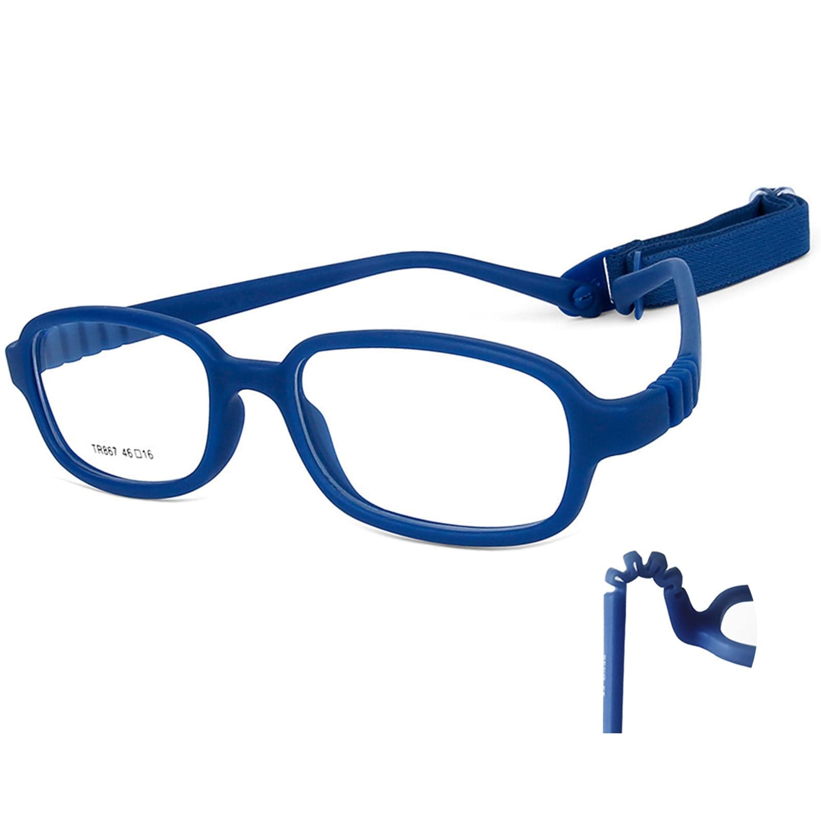 AQWANO Children Optical Glasses Frame tr90 Flexible Bendable One-piece Safe Eyeglasses Girls Boy