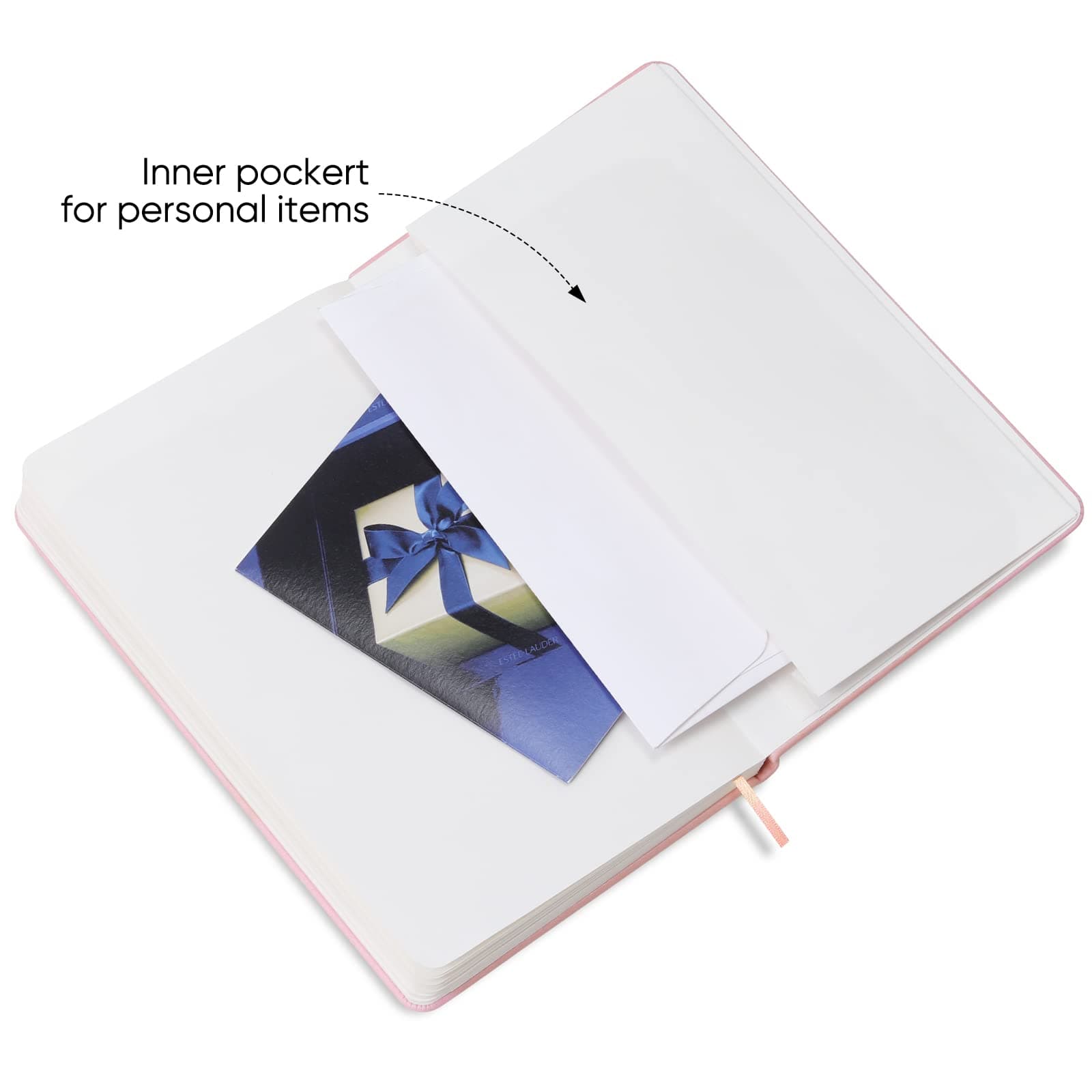 Notebook Journal, Lined Leather Hard Cover,100Gsm Thick Paper with Inner Pocket for Writing Note Taking Office School,5"×8.25"(Grey)