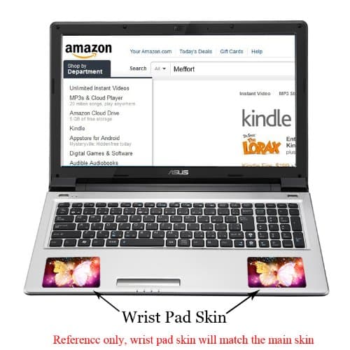 10 10.2 inch Laptop Skin Sticker / Netbook Skins Cover Art Notebook Decal Fits 8" 8.9" 10" 10.2" HP Dell Lenovo Asus Compaq Asus Acer Computers (Included 2 Wrist Pad)