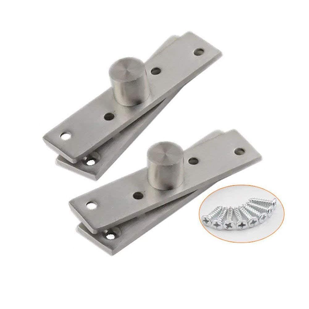TamBee Pivot Hinge Rotating Door Hinge 360 Degree Hinges Small Cabinet Pivot Hinges - 304 Stainless Steel, 360 Degree Rotating - Cabinet Cupboard Upgrade 2PCS(100mm)