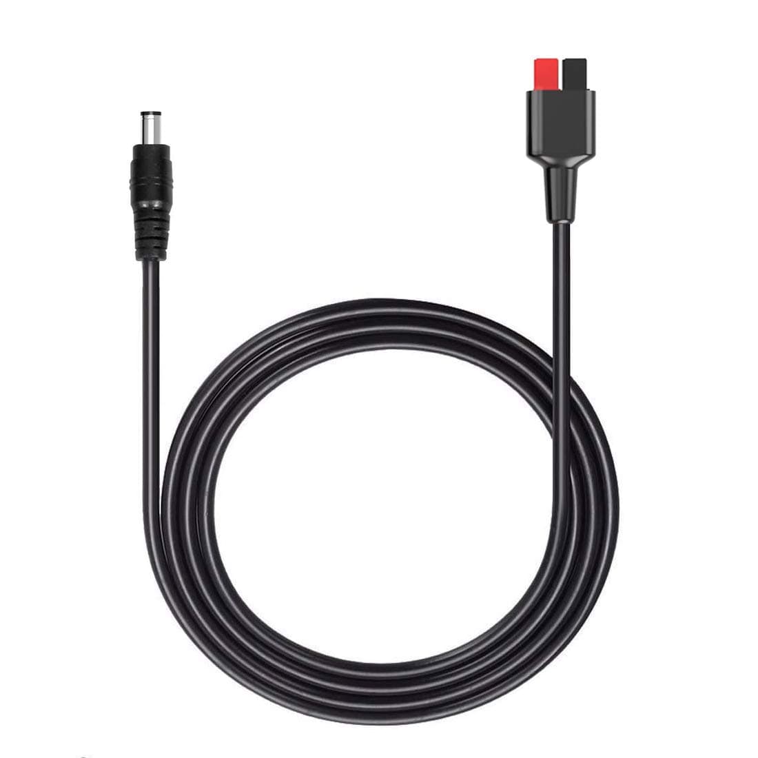 Flashfish DC5521(5.5mm x 2.1mm) to Anderson Connector Adapter Cable, 8AWG Male Power Plug Cable, Connect Portable Generator Backup Battery and Foldable Solar Panel