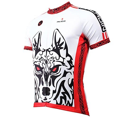 Solightbike Direwolf Men's Cycling Clothing Short Sleeve Breathable Novelty Cycling Jersey Summer Bike Shirts