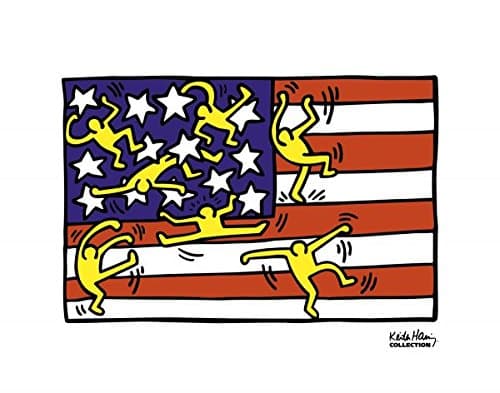 American Music Festival New York City Ballet, 1988, Keith Haring, Art Print Poster, Paper Size 11" x 14" Image Size 7" x 10.5"