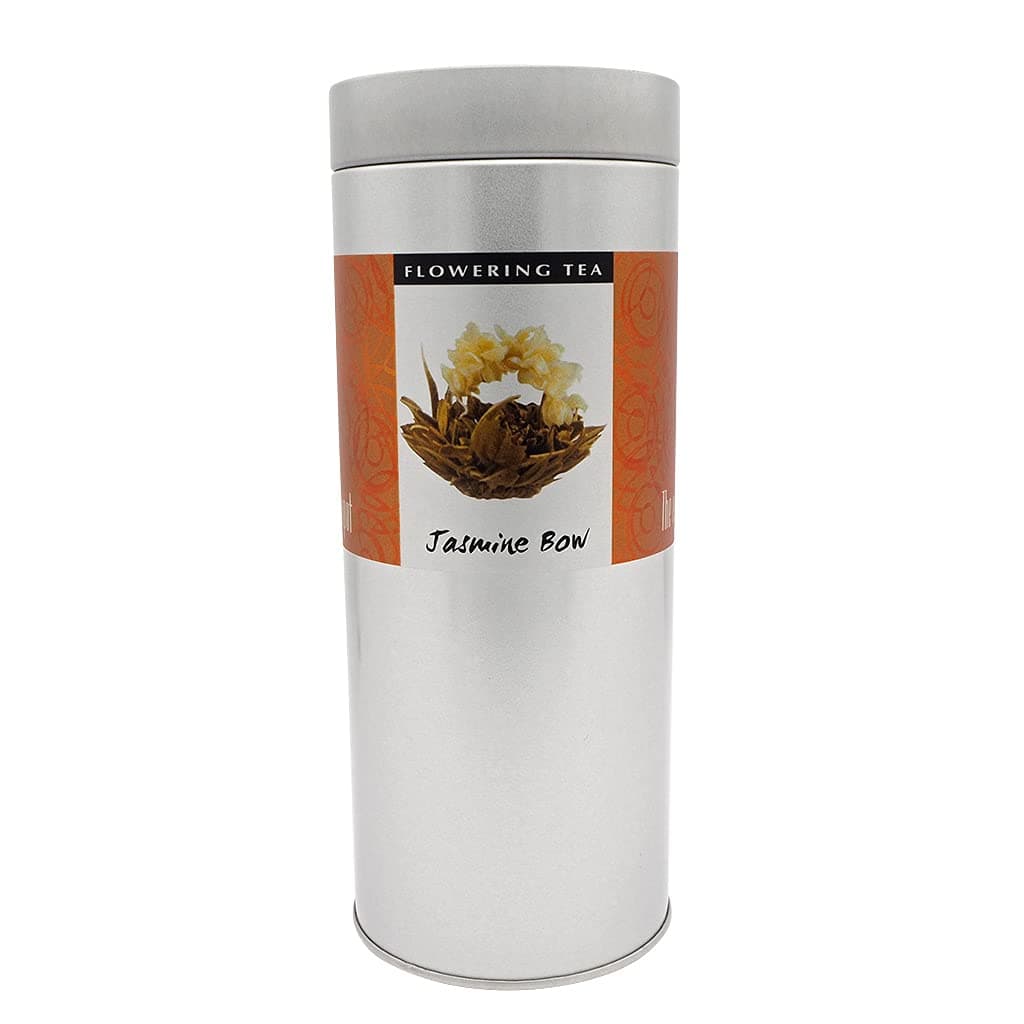 The Exotic Teapot - Jasmine Bow Flowering Tea, 10 Blooming Tea Balls, Jasmine Green Tea, Vacuum Sealed