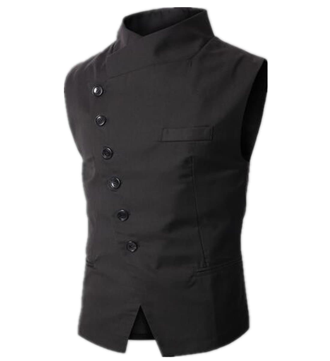 Men Autumn Korean Tidal Slim Business Suit Vests