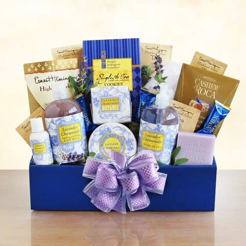 Givens and Company Lovely Lavender Relaxation Spa Gift Basket