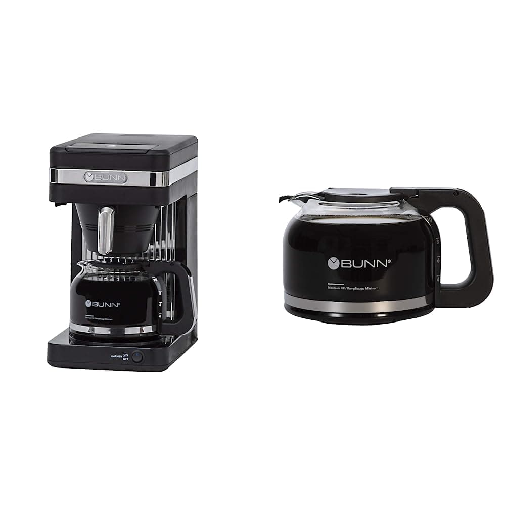 CSB2B Speed Brew Elite 10-Cup Coffee Maker, Black/SST & 10 Cup Drip Free Carafe