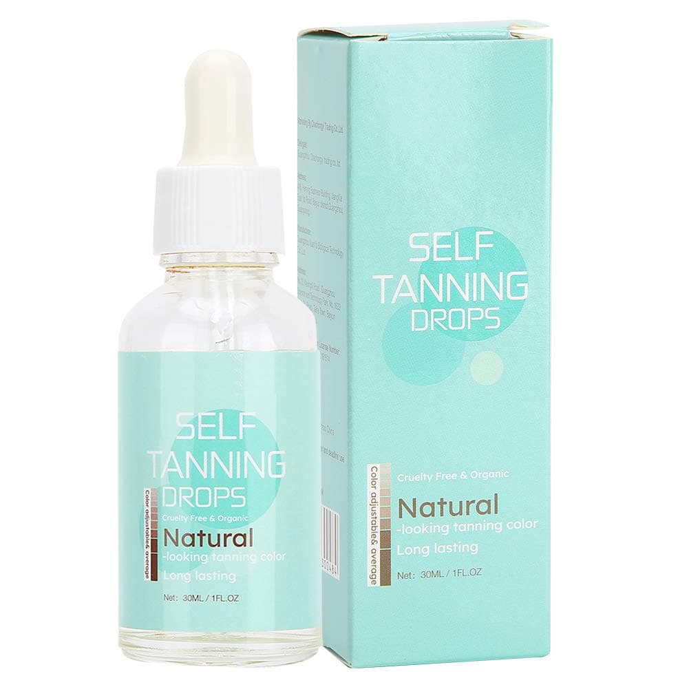 LANTHOME Self Tanning Concentrated Drops, Body Face Self Tanner Sunless Self Tanning Water Self Tanner Bronzing For Fair to Medium Skin