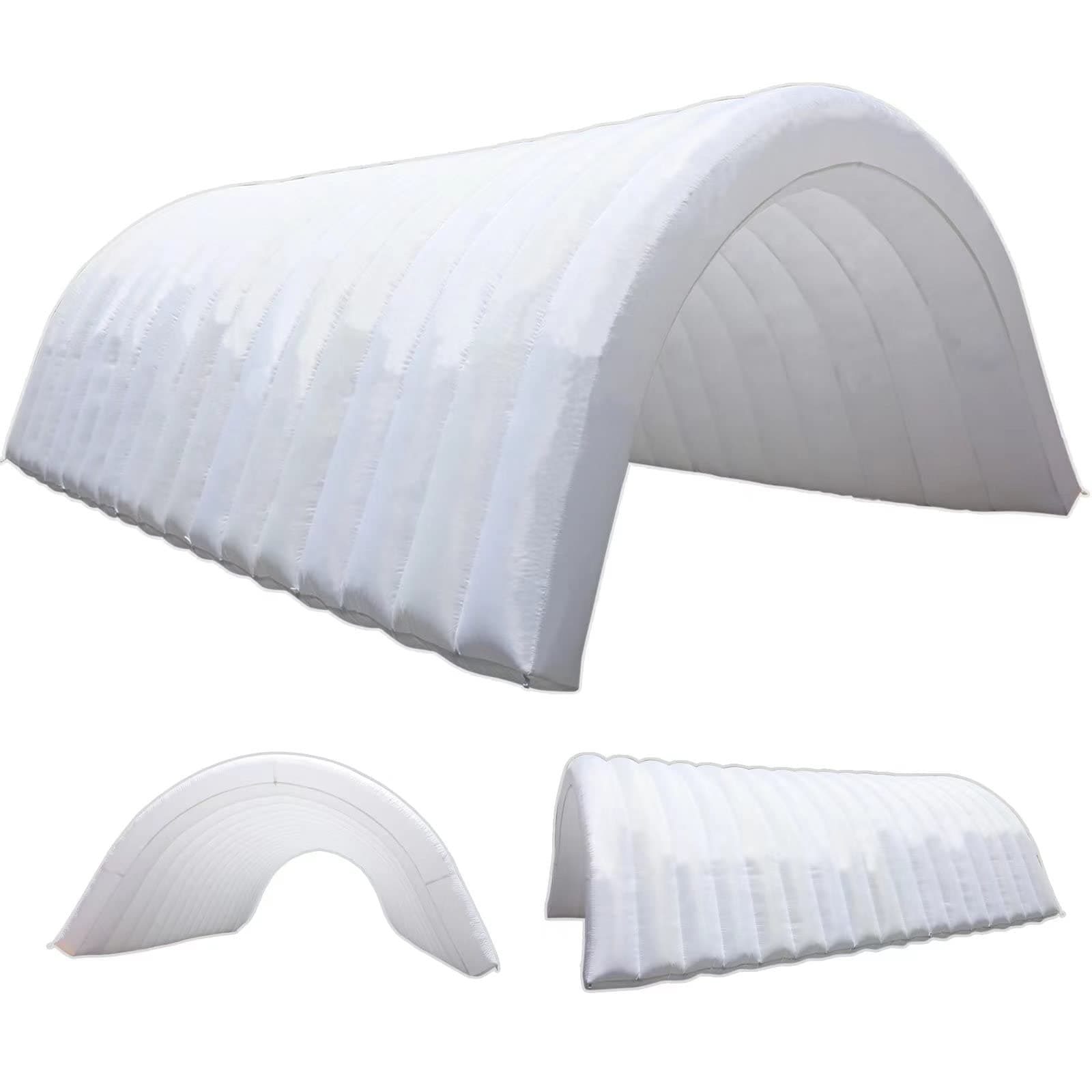 Xmaybang Black Inflatable Tunnel Entrance Tent for Sports Event Exhibition Promotion 24 x 10 x 8 Ft