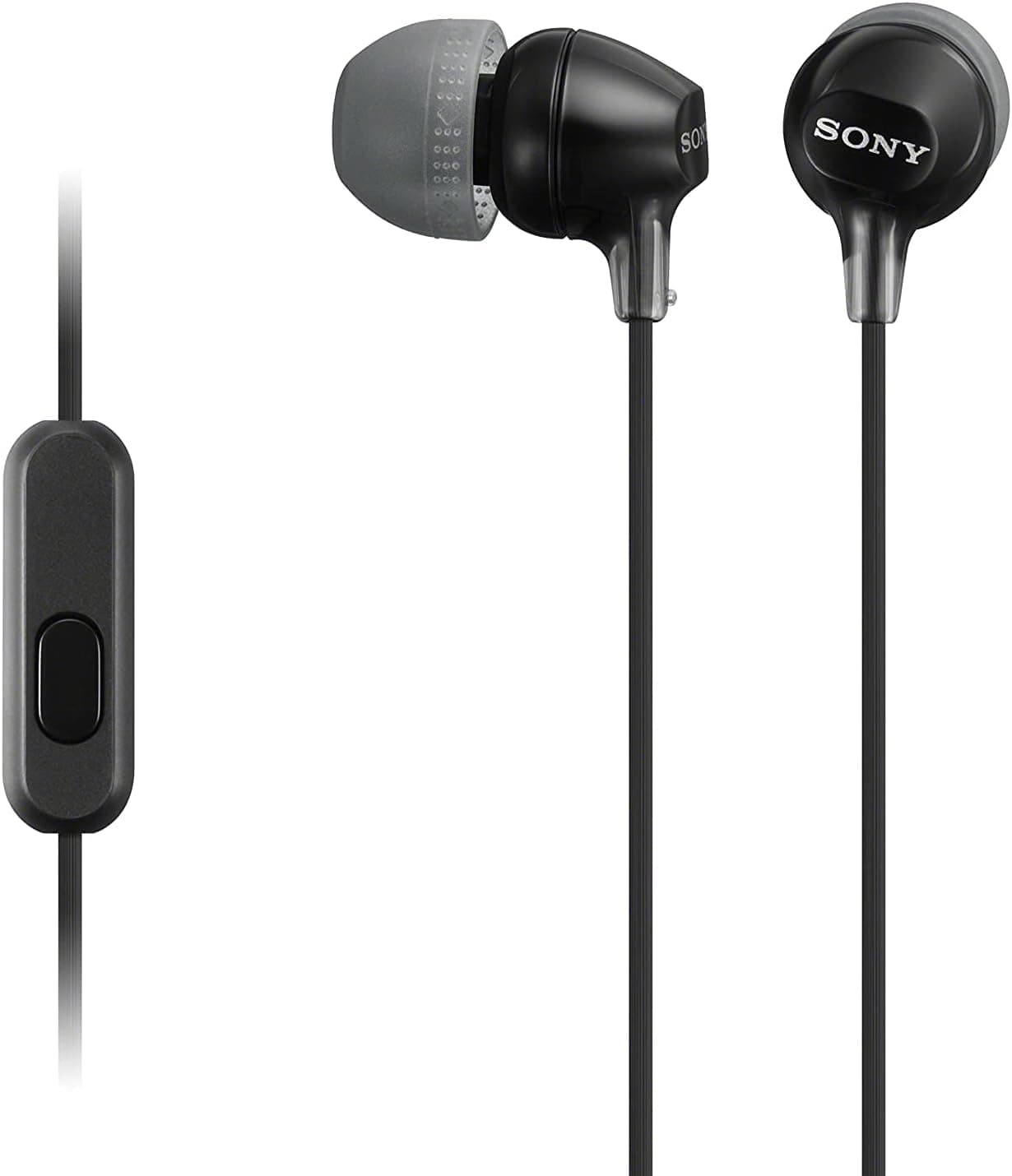 MDR-EX15AP Earphones With Smartphone Mic And Control - Black
