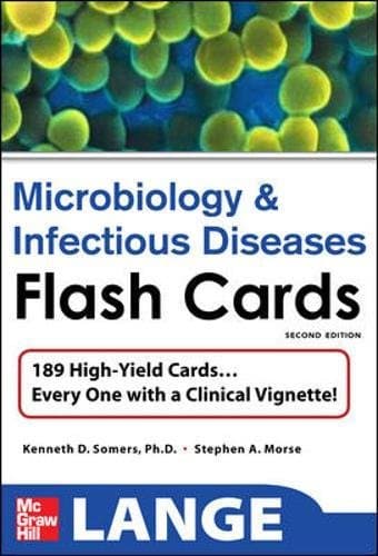 Lange Microbiology and Infectious Diseases Flash Cards, Second Edition (LANGE FlashCards) 2nd Edition