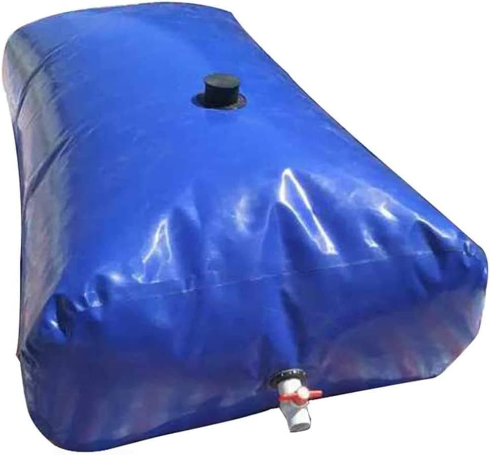 Foldable Water Tank, Blue, 240L, Rectangular, PVC, High Density Polyethylene (HDPE), 2.5m x 0.6m x 0.4m, Water Bag