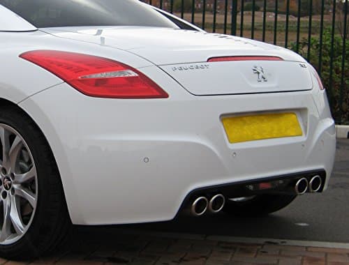 Zunsport Compatible With Peugeot RCZ Quad Exhaust Conversion - 1.6 200hp - Silver finish (2009 to 2011)