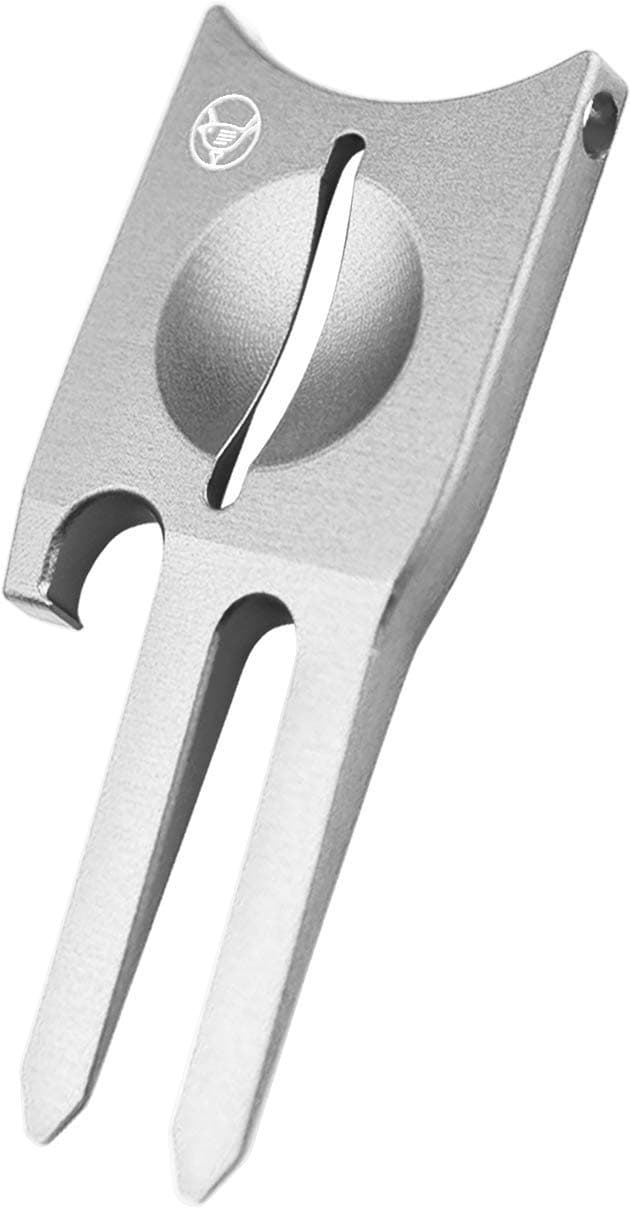 Birdicorn Golf Divot Repair Tool & Golf Ball Marker 6-in-1 Golf Divot Tool