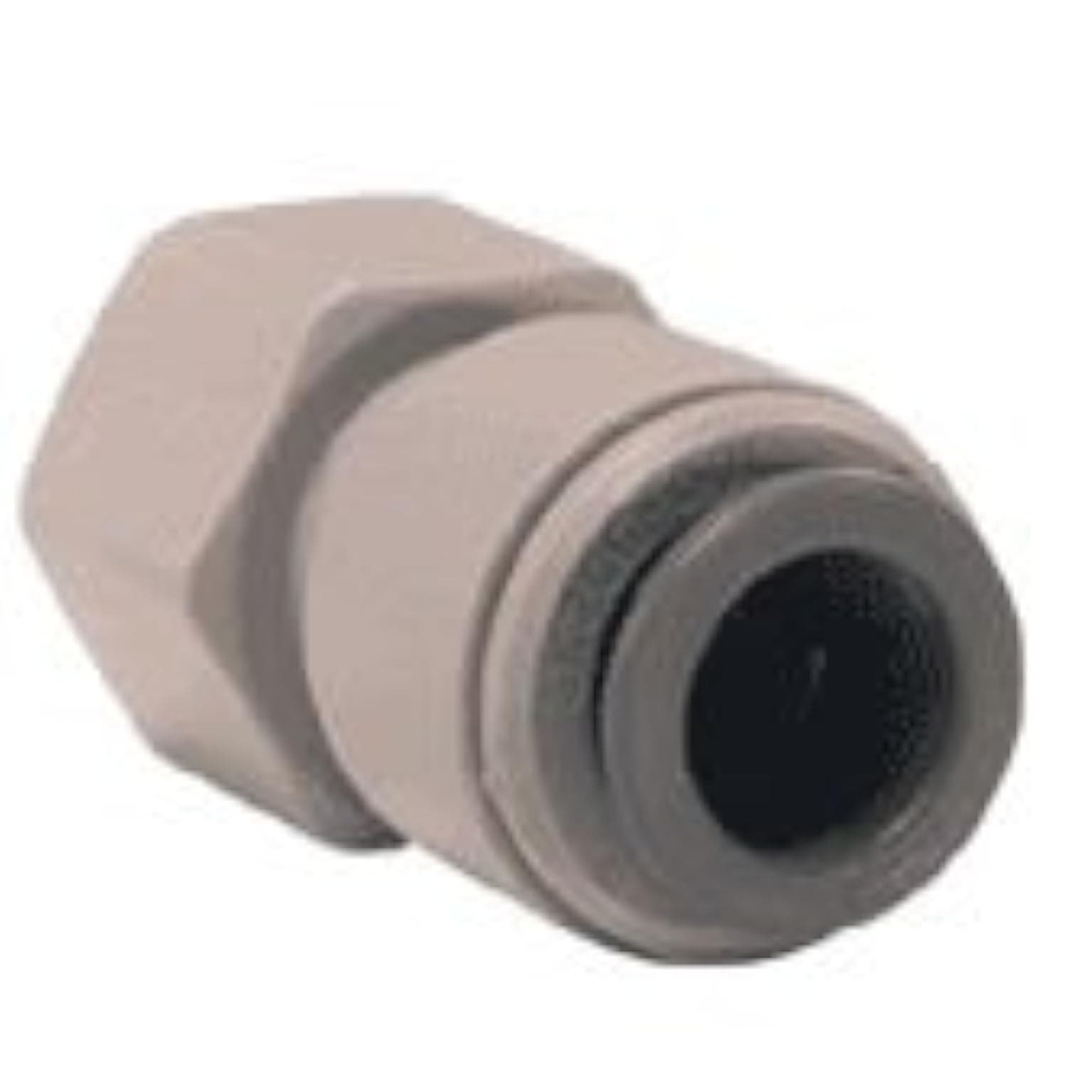 John Guest Female Adaptor 3/8 inch Tube OD x 1/4 FFL Thread (one supplied)