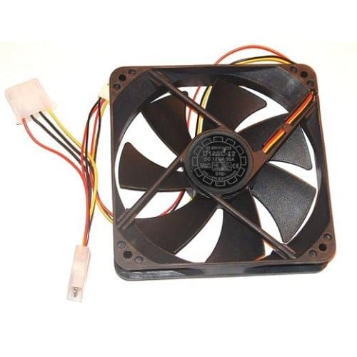 Yate Loon 120mm Case Fan, Model "D12SL-12" Black