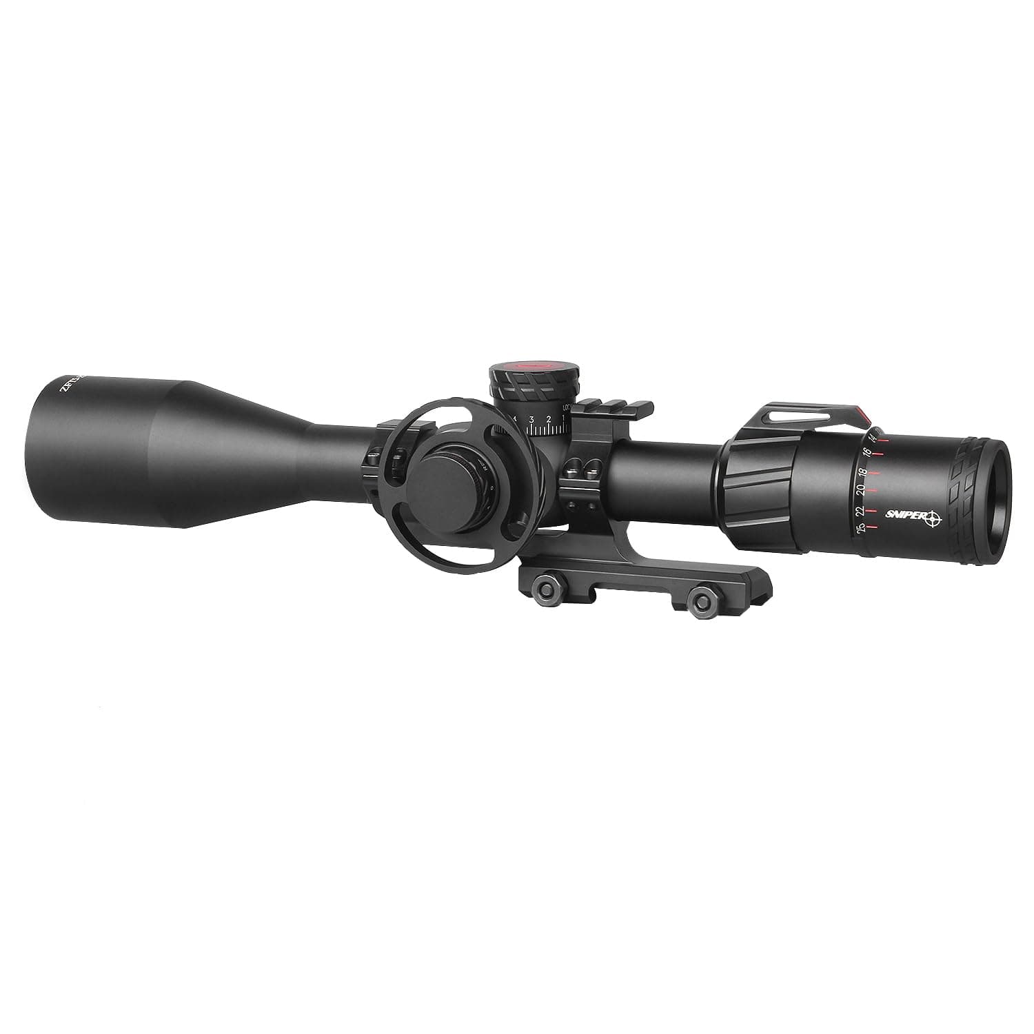 Sniper Rifle Scope ZT 5-25x50 FFP First Focal Plane Scope with Red/Green Illu...