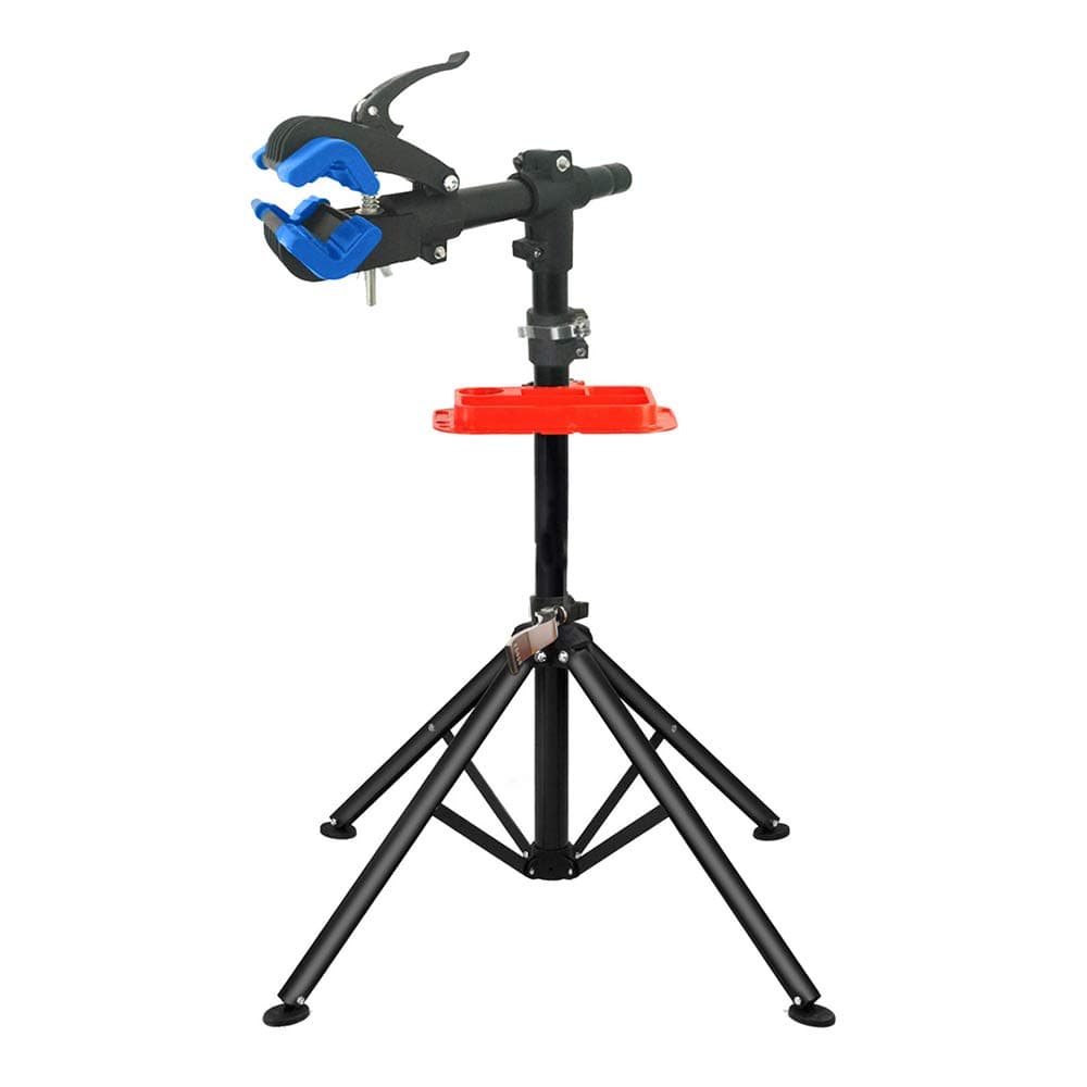 TAHA® Heavy Duty Bike Bicycle Maintenance Mechanic Repair Folding Work Stand Mountain Tool,Hold up to 30KG, Adjustable Height 108-190 cm