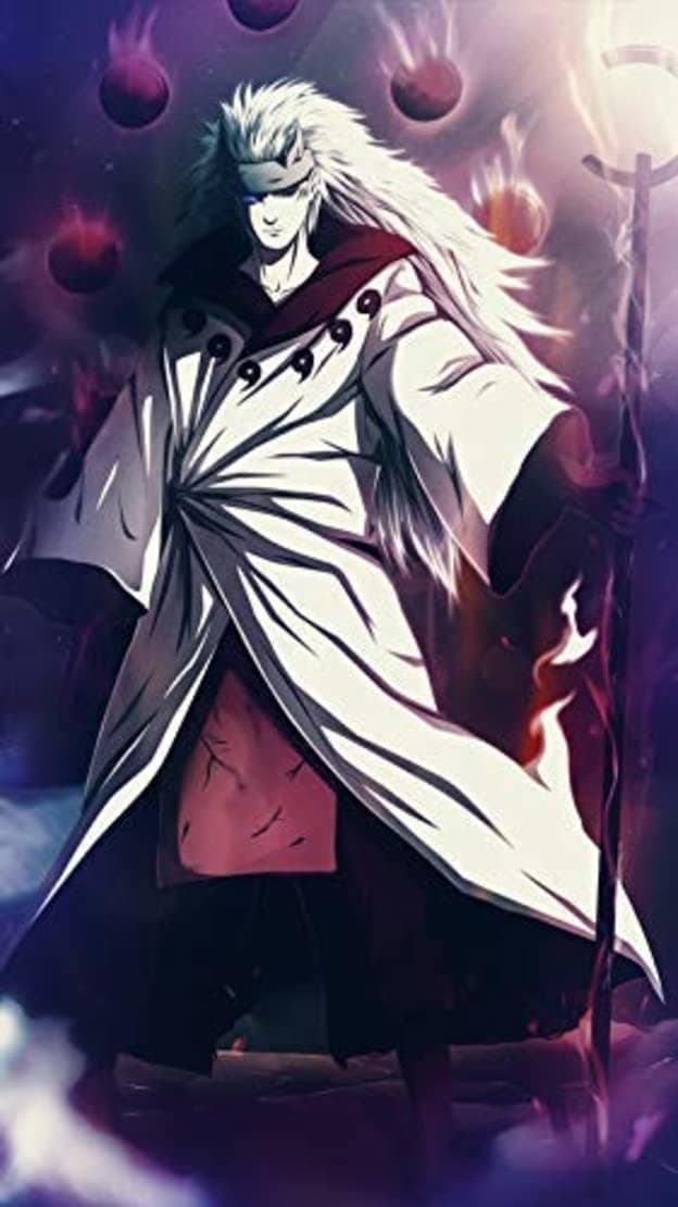 All-Good Madara Uchiha Naruto Wall Poster Anime Posters for Room Walls(Size_12x18 inch,Multicolor,Thick Paper 250 GSM)