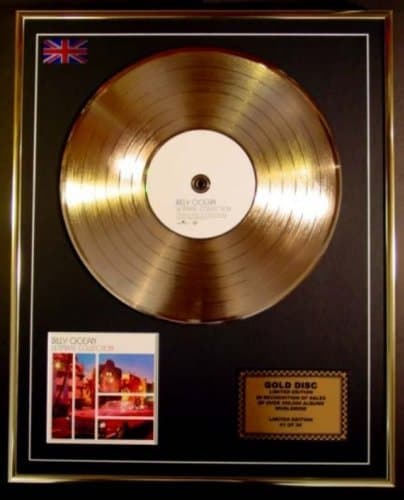 Billy Ocean Cd Gold Disc Record Limited Edition/Ultimate Collection