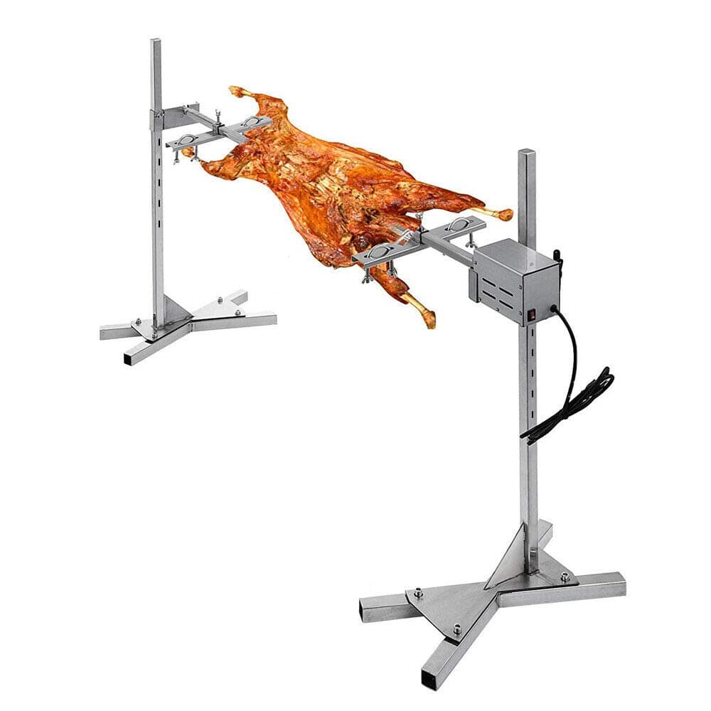 YUEWO BBQ Grill Rotisserie Kit Up to 70KG Pig Spit Rotisserie Grill Heavy Duty for Pig Rotisserie Hog Lamb Outdoor Party Campfire