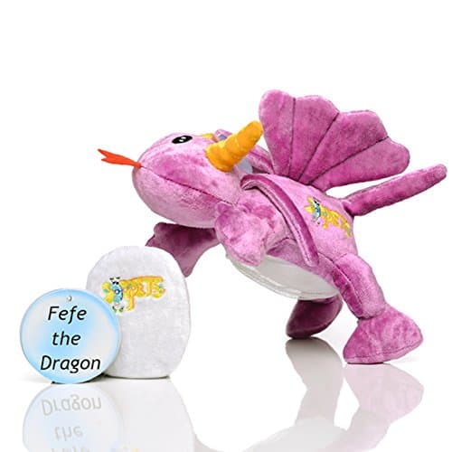 Soapets Fefa The Dragon, Soap Sponge for Bath or Shower, for Babies Kids or Adults