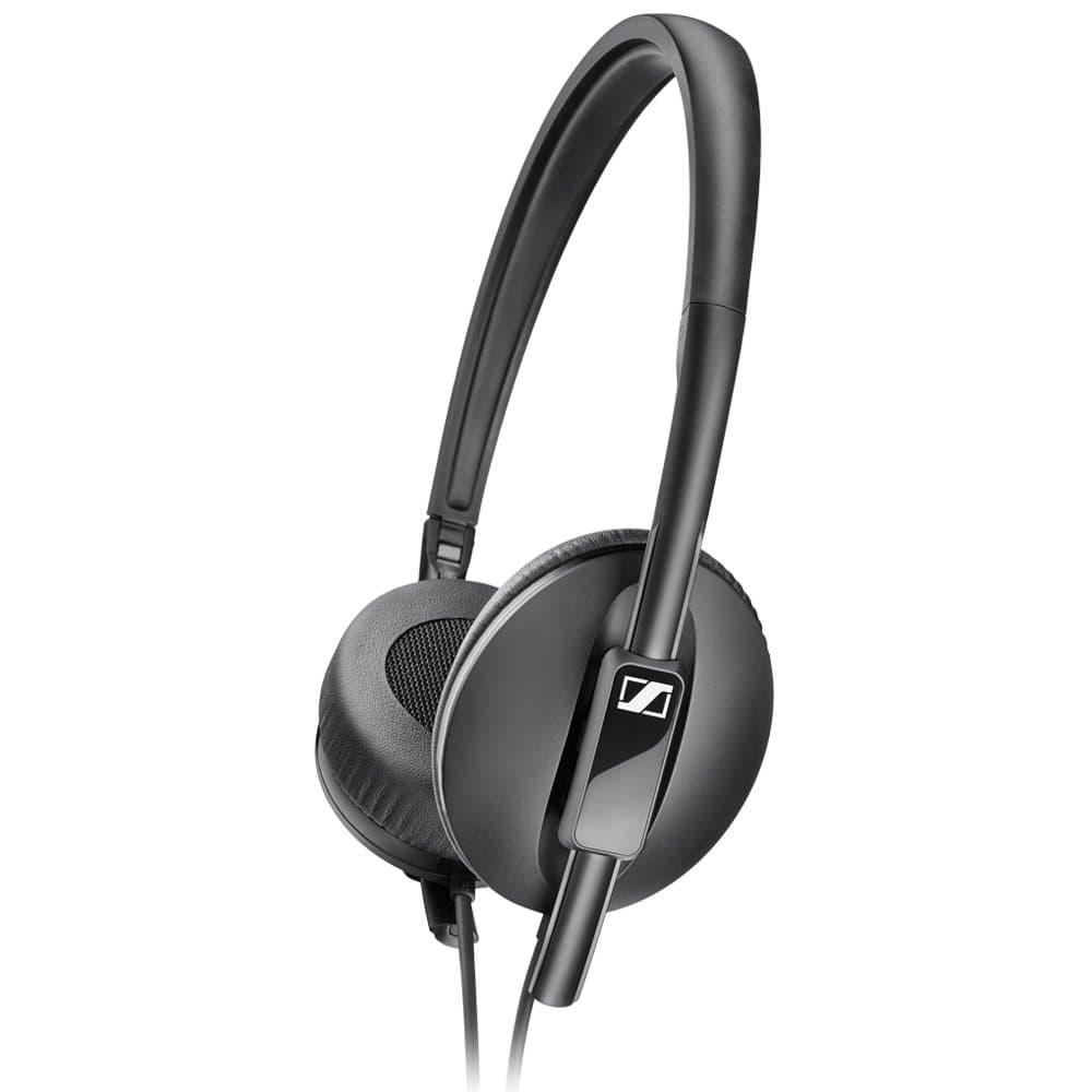 (Refurbished) Sennheiser HD 2.10 Wired On Ear Headphones without mic (Black)