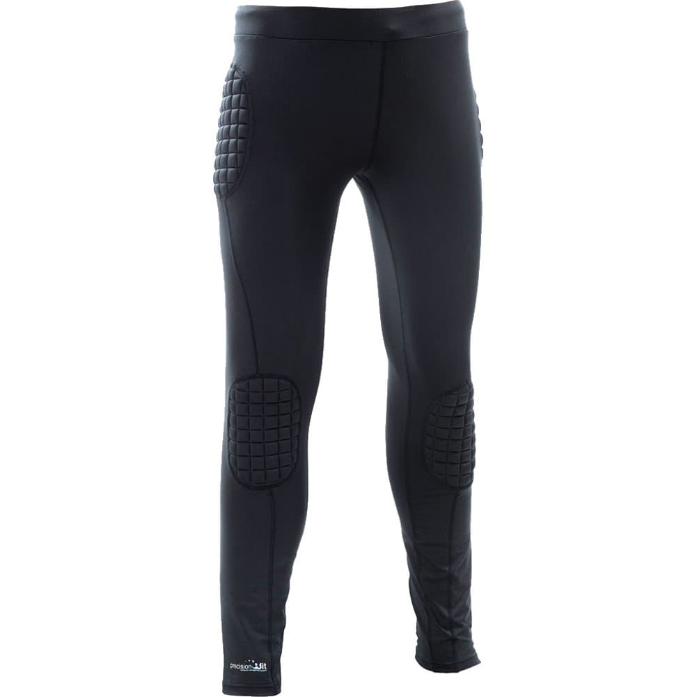 Training Kids Padded Baselayer Goalkeeper Goalie Keeper Pant Black