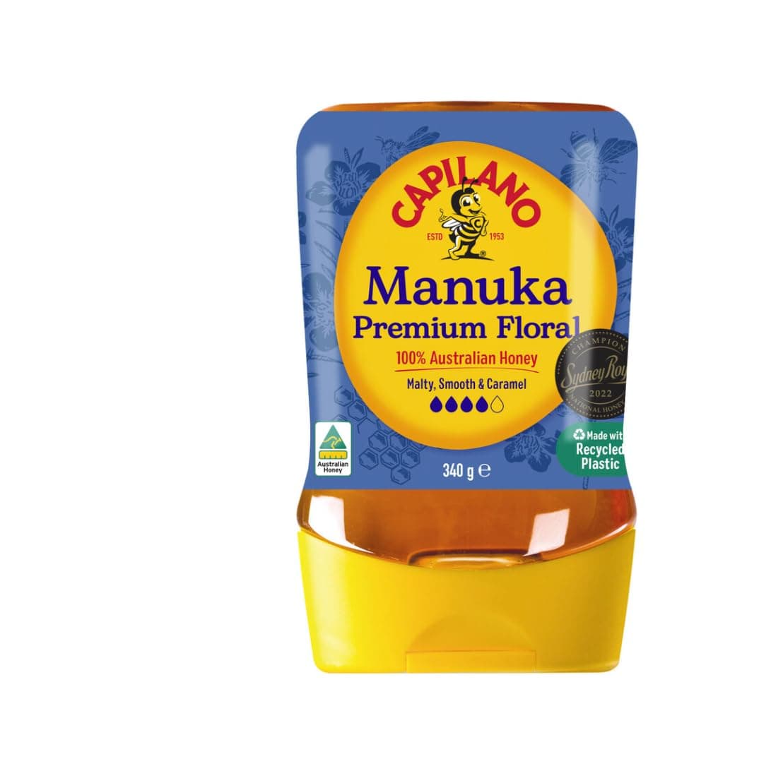 Capilano Manuka Honey Upside Down Pack 340g.