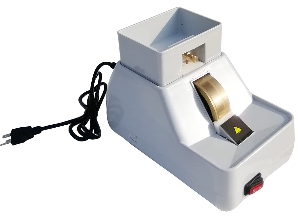 TECHTONGDA Lens Grinder Hand Lens Edger Eye -Glasses Hand Edger With V-groove 110V Manual Lens Edger Polisher Grinding Single Wheel Grinder Optical Hand Stone