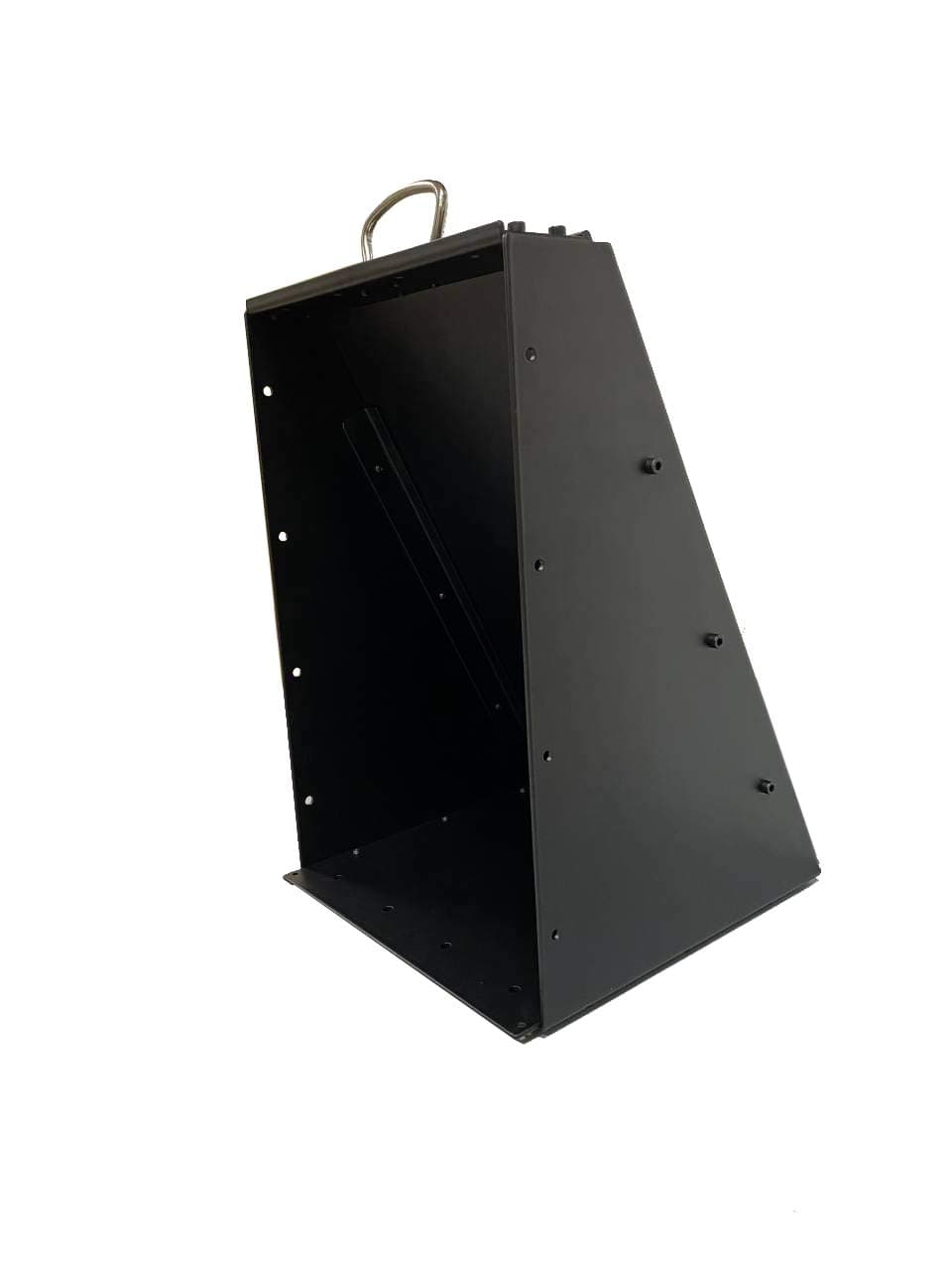 Super Target Systems Steel Bullet Trap for 9 mm, .40, .45, .38 Special, 12x18 Inch with Rubber Face, Enclosed