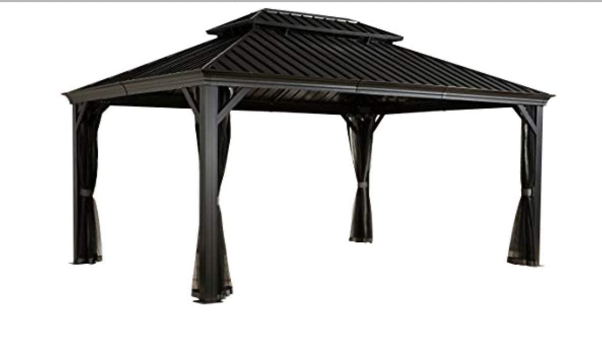 Sojag Messina Galvanized-Steel-Roof Sun Shelter (12' by 20'ft.)
