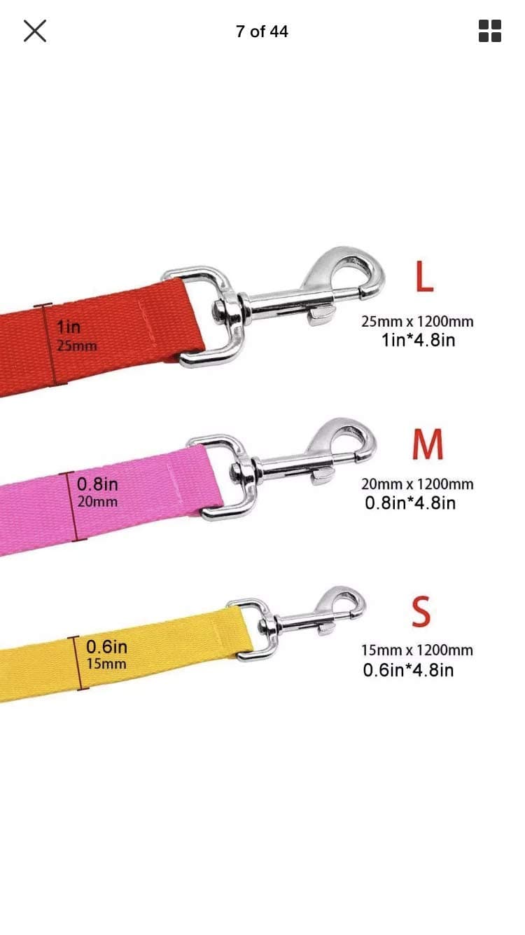 Pet Nylon Leash Rope Belt LED Flashing Dog Harness Safety Lead Light