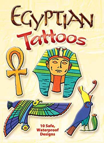 Egyptian Tattoos: 10 Temporary Tattoos (Dover Little Activity Books: World)