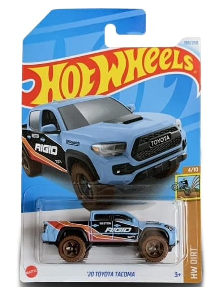 20 Toyota Tacoma, Blue, HW Dirt 4/10