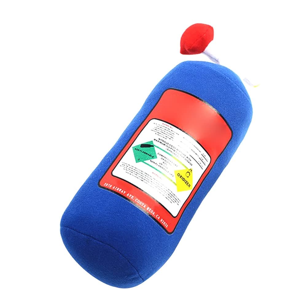 Nos Nitrous Oxide Bottle Pillow,NOS Nitrous Oxide Bottle Pillow Car Decor Headrest Cushion Creative Plush Pillow