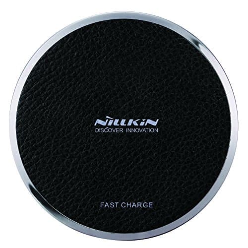 Nillkin Fast Wireless Charger, Magic Disk 3 Qi Wireless Fast Charging Pad for Samsung Note 8/S8/S8 Plus/S7/S6/Edge/Note 5, iPhone X, iPhone 8/8 Plus and Other Qi-Enabled Devices - Black