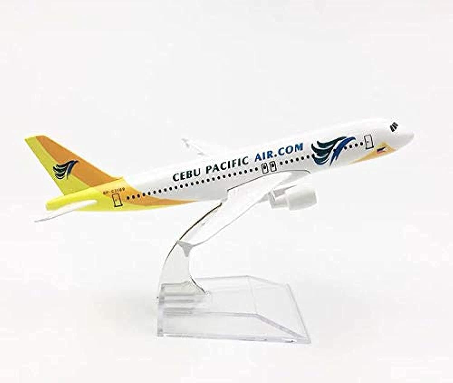 Trands Cebu Pacific A320 Airline Model Metal Airplane Static Decoration Aircraft Model Toys Airplane Model Toy 16cm