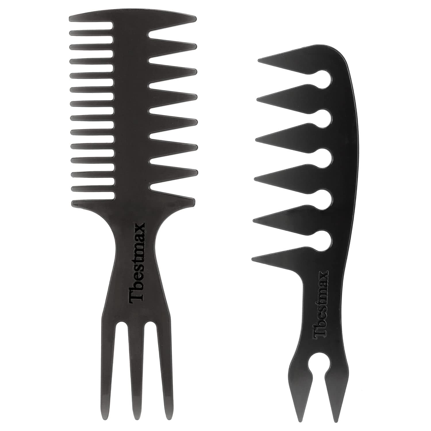 Hair Comb Styling Set Tail Comb Double Sided Brush Afro Pick Pike Comb African American Hairbrush Barber Accessories