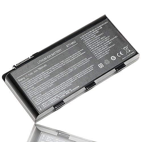 BTY-M6D New Laptop Battery Replacement for MSI GX60 GT60 T70 GT70 GX660 GT660 GT680 GT660R-494US GT780 GT780R 0NC-007 E6603 E6603-454 Laptop