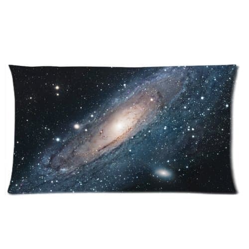 Mysterious Universe Space Series Nebula Asteroid Stars Cosmic Dust Custom King Size Bed Pillowcase DIY Pillowslips Roomy in Size 20 x 36 Inch