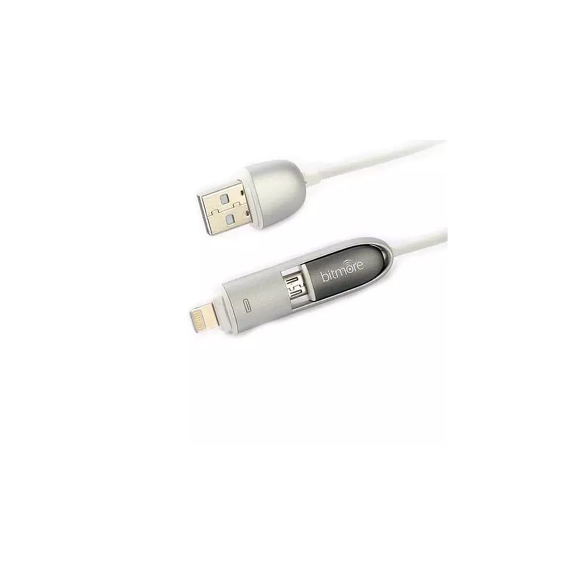Bitmore BM-MFI-MUL1M-W Apple MFi Certified Lightning Charge and Sync Cable 1m