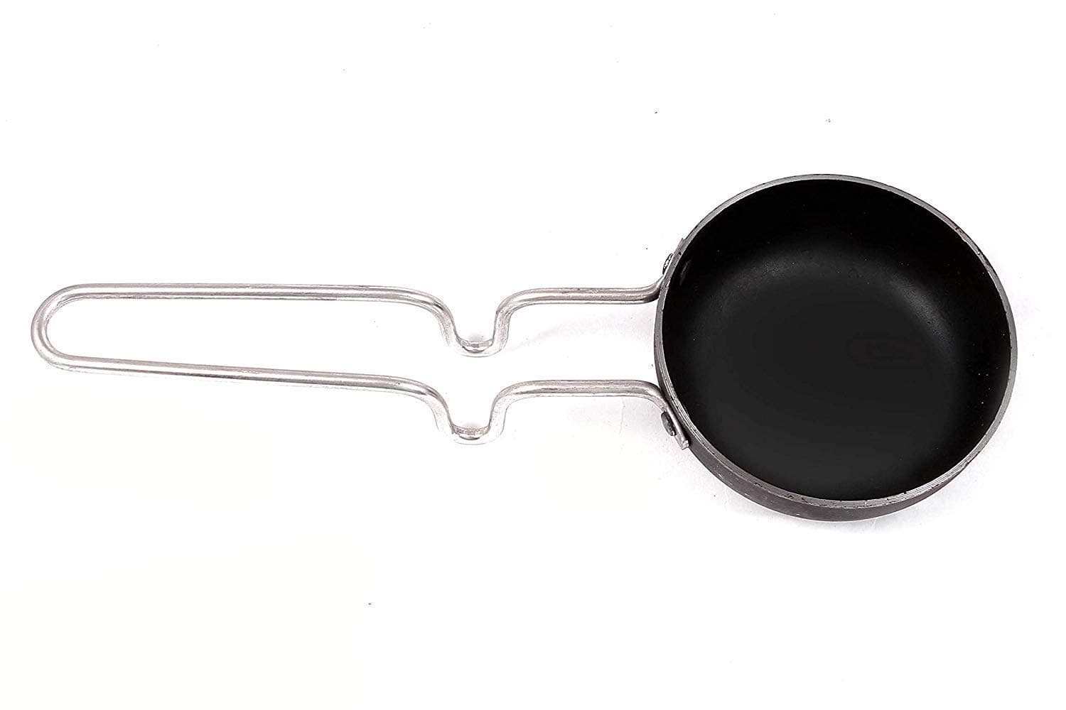 KITCHEN SHOPEE Iron Tadka Pan- Black 10 cm