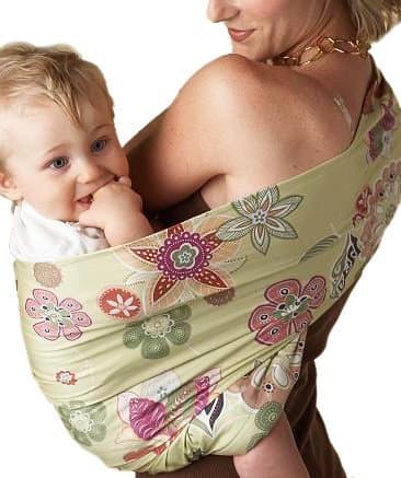 Hotslings Designer Pouch Style Baby Carrier, Sweet Pea, Size 5 (Discontinued by Manufacturer)