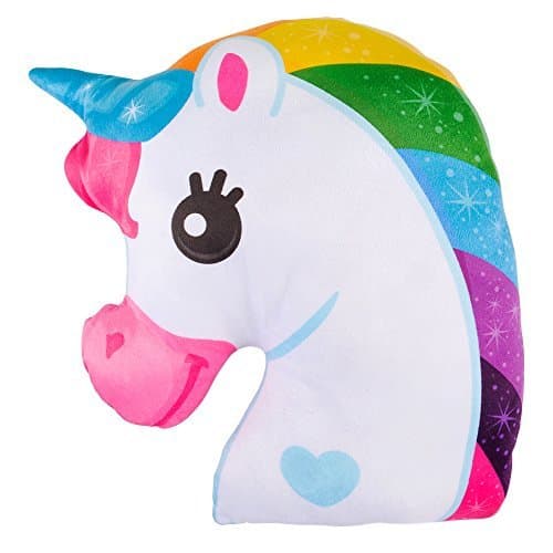 HOWBOUTDIS Soft and Cuddly Magical Unicorn Pillow 15"