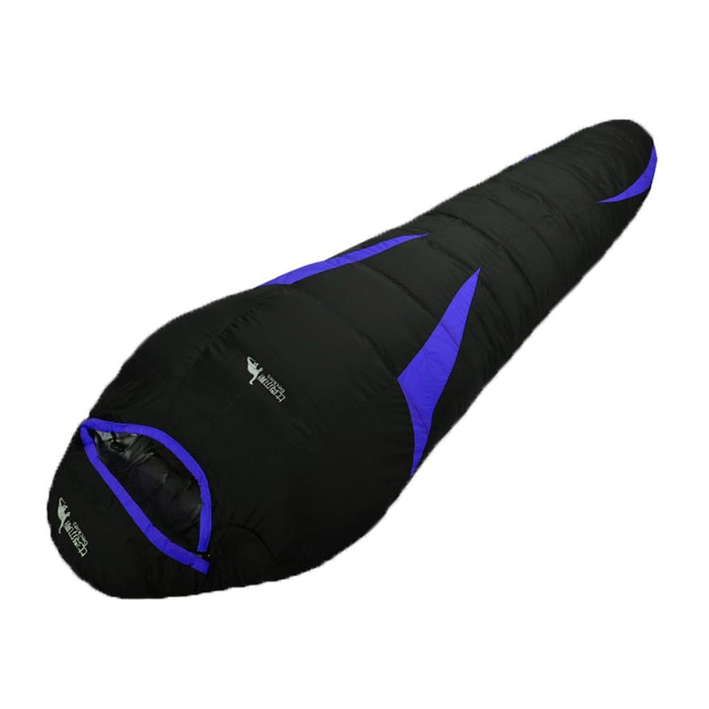 emansmoer Cold Weather Water Resistant Outdoor Duck Down Portable Mummy Sleeping Bag for Camping Hiking Trekking