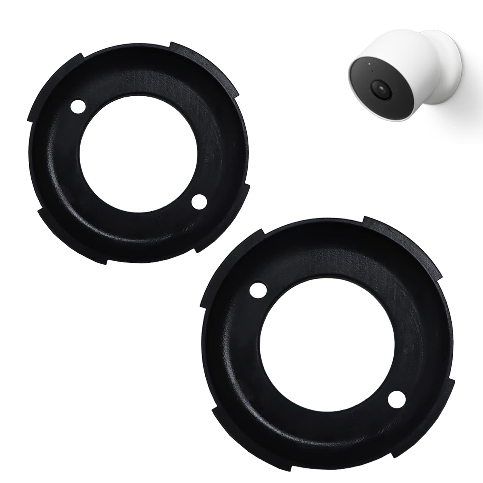 TEYOUYIWall Mount for Google Nest Camera Replacement Part, Black, 2PCS